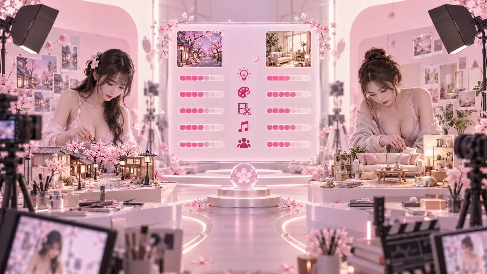 纸鸟离开书桌创意短片画面